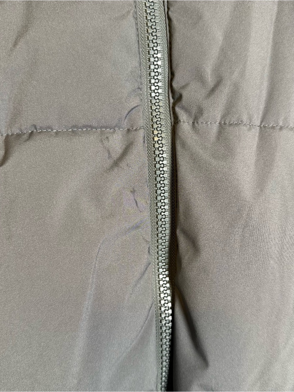 ALL IN MOTION Puffer Jacket Hoodie Men’s Large Zip Up Gray Wind Water Resistant - Picture 10 of 11
